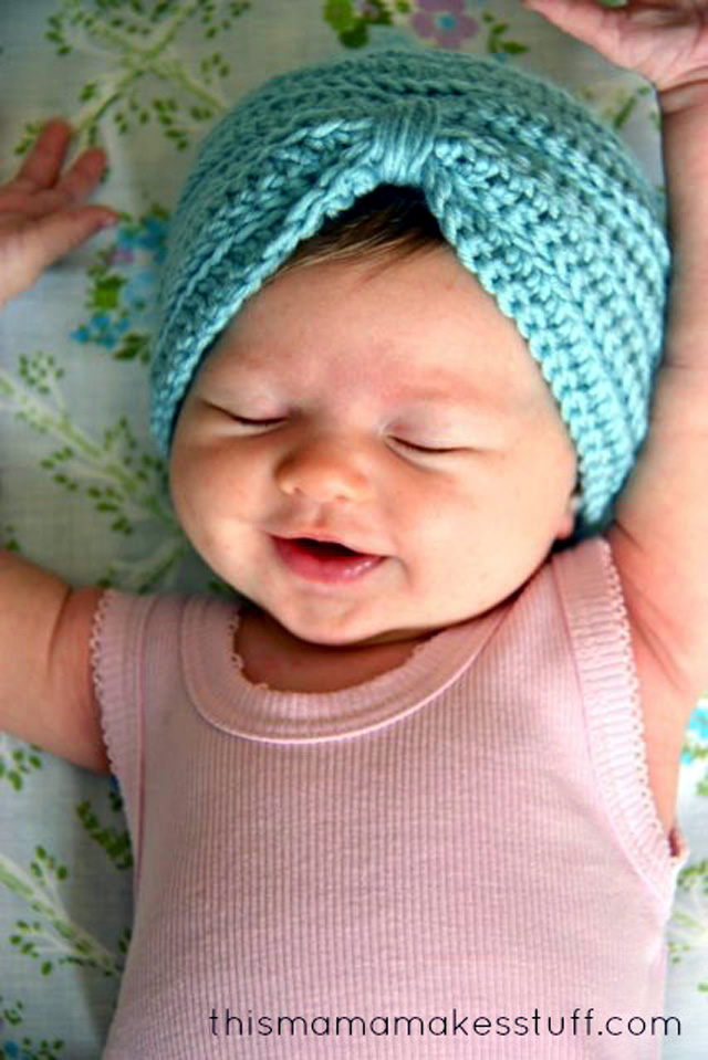 baby hat turban