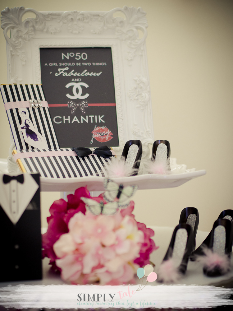 Parisian Coco Chanel Themed Bridal Shower - Inspired By This