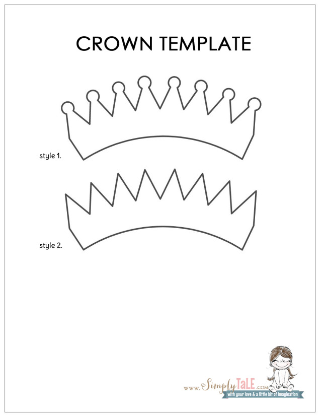 DIY} a Crown hair clip for my princess | Simply Tale