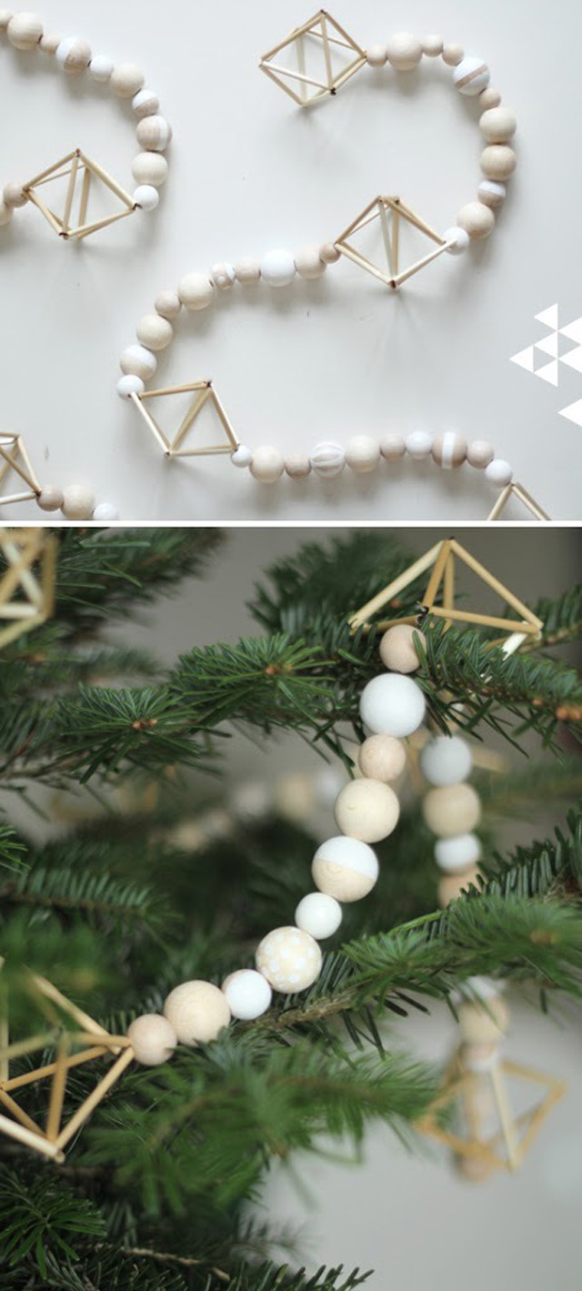 himmeli, ornament, christmas ornaments, himmeli necklace