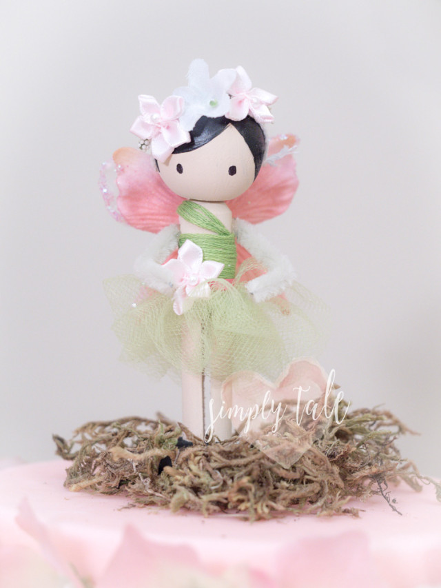 fairy, clothespin doll, wooden doll