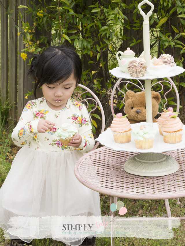 tea party, cupcake, pastel, girl's party, birthdaycupcakes, teddy bear, spring, brand rep, artificial cake, fake cake, friends forever bear