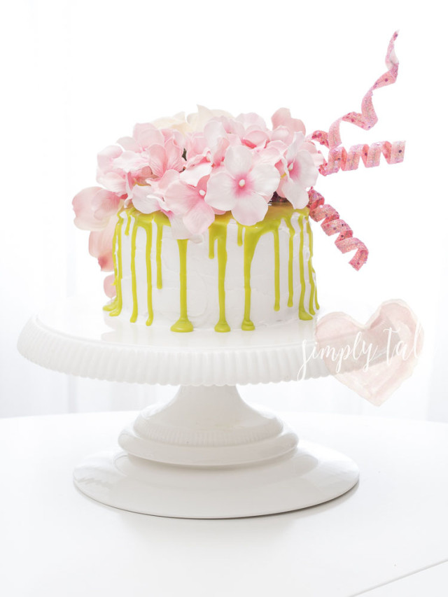 dripping cake, valentines cake, easy cake, cake for beginner