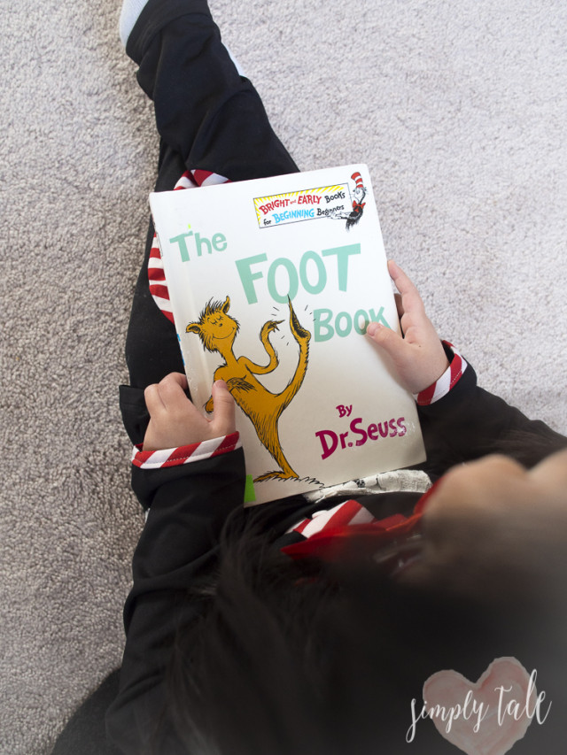 dr seuss, cat in the hat, children book, cat in the hat costume, national reading day, the foot book