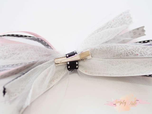 ribbon, tulle, scarp ribbon, scrapbooking, bow, hair accessories, easy bow, hair bow