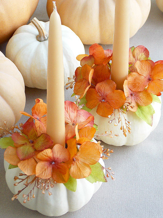candle holder, pumpkin, fall decor, thanksgiving idea