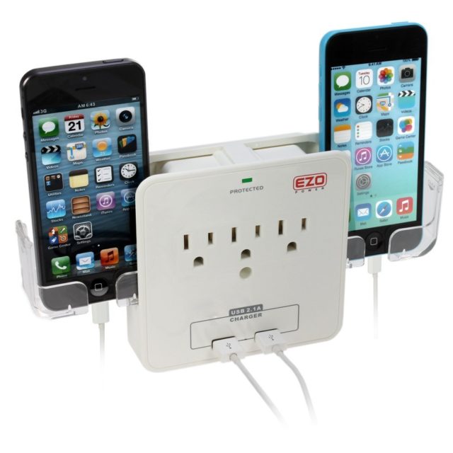 Power wall outlet, smartphone charger, smart gadget, christmas gift idea, stocking stuffer