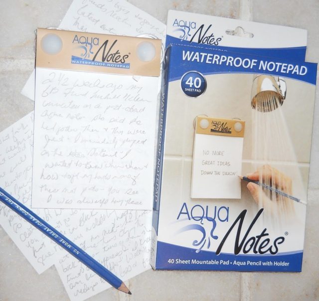 waterproof notepad, aqua note, christmas gift idea, stocking stuffer