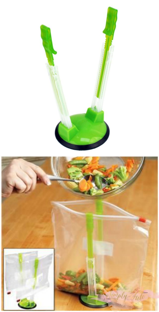 food bag holder, kitchen gadget, must have in the kitchen, cheap gift, useful gift, christmas gift idea