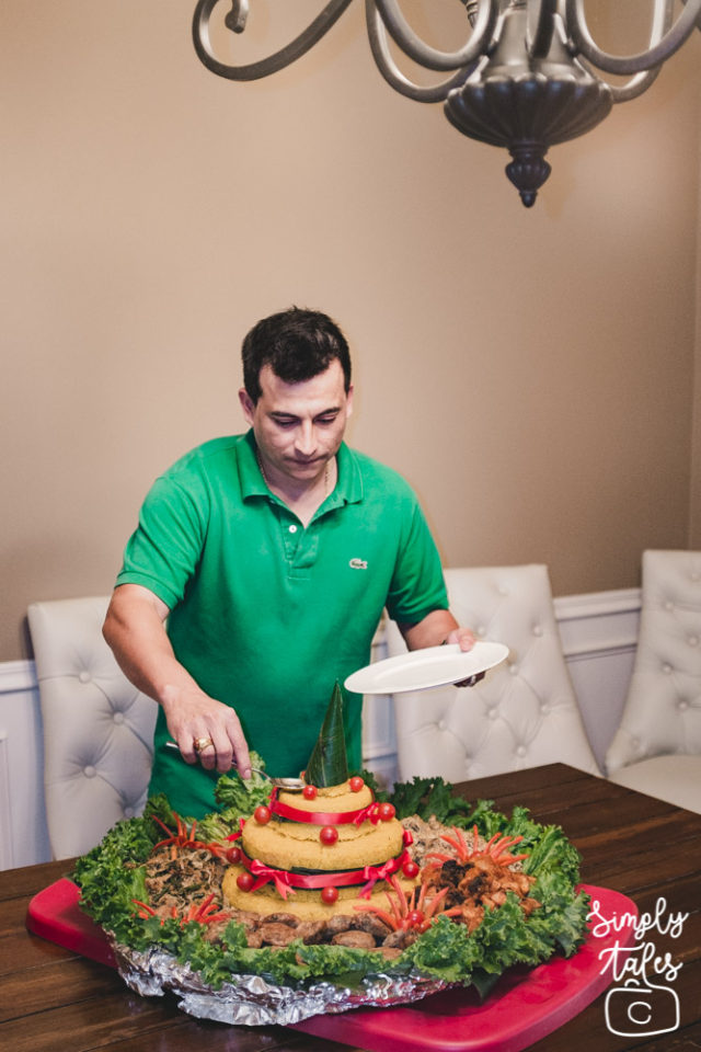 A traditional Indonesian dish for ceremony / celebration of special event such as birthdays, grand opening of businesses and many other joyous events.