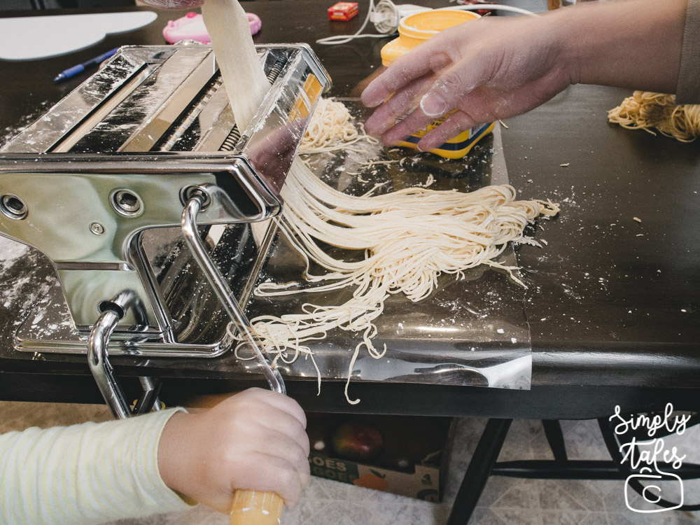 {Cooking} Making noodles from scratch Simply Tale
