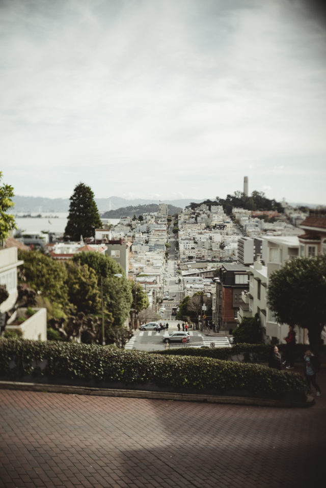 lombard street, lombard gardens, san fransisco, tram ride, lombard street