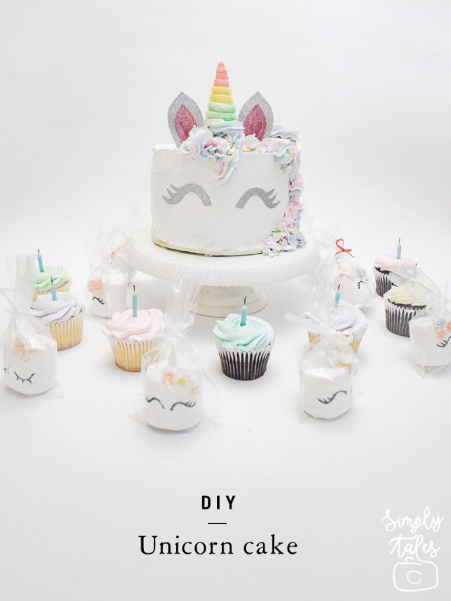 Baking Unicorn birthday cake | Simply Tale