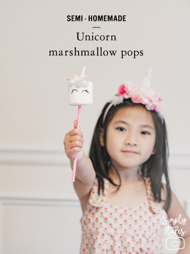 marshmallow pop, unicorn marshmallow pop, party favor, edible, homemade