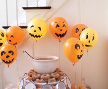 halloween balloons, jack o lantern balloon