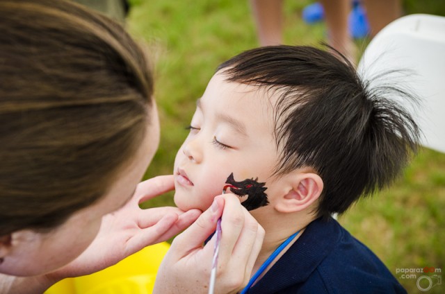 dragon face painting