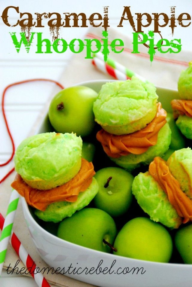 apple whoopie pies, snow white, small cake