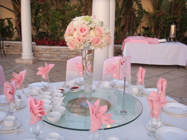 Pink wedding, precious moment wedding