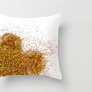 decorative pillow, diy pillow, christmas gift, glitter pillow