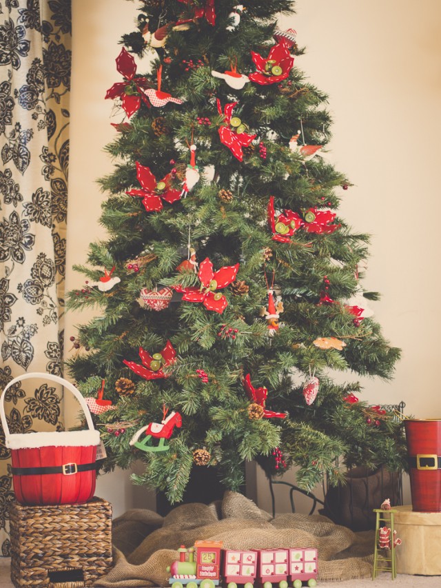 country style christmas tree