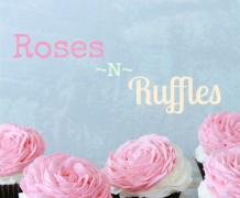 valentine's cupcake, roses buttercream, v day cupcake, v day gift