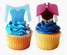 Princess Aurora cupcake, disney princesses, aurora, sleeping beauty, disney birthday, princess cupcakes, frozen, elsa, anna